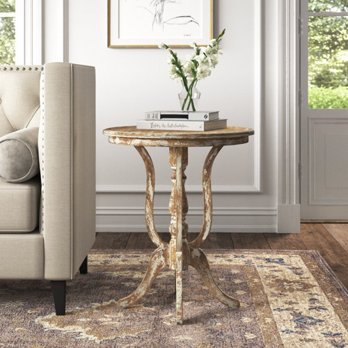 French Country End & Side Tables You'll Love | Wayfair